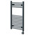Pizarro Anthracite 800mm x 500mm Straight Digital Thermostatic Electric Heated Towel Rail Right Hand View