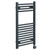 Pizarro Anthracite 800mm x 500mm Straight Digital Thermostatic Electric Heated Towel Rail Left Hand View