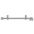 Galileo Chrome 1200mm x 490mm Square Digital Thermostatic Electric Heated Towel Rail View from Top thumbnail