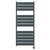 Amaldi Anthracite 1200mm x 500mm Straight Digital Thermostatic Electric Heated Towel Rail Front View