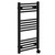 Pizarro Colore Matt Black 800mm x 500mm Straight Digital Thermostatic Electric Heated Towel Rail Left Hand View