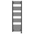 Pizarro Colore Matt Black 1600mm x 500mm Straight Digital Thermostatic Electric Heated Towel Rail Front View