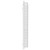 Empire White 912mm x 600mm Vertical Electric Single Panel Radiator View from Side