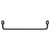 Empire Colore Matt Black 1068mm x 600mm Vertical Electric Single Panel Radiator View from Top