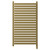 Empire Colore Brushed Brass 1068mm x 600mm Vertical Electric Single Panel Radiator Front View