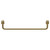 Empire Colore Brushed Brass 1068mm x 600mm Vertical Electric Single Panel Radiator View from Top
