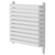 Empire White 600mm x 600mm Vertical Electric Double Panel Radiator Right Hand View