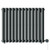 Boone Anthracite 600mm x 780mm Horizontal Digital Thermostatic Electric Double Panel Radiator View from Front