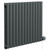 Boone Anthracite 600mm x 780mm Horizontal Digital Thermostatic Electric Double Panel Radiator Left Hand View