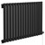Boone Colore Matt Black 600mm x 960mm Horizontal Electric Single Panel Radiator Left Hand View