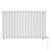 Boone White 600mm x 960mm Horizontal Electric Double Panel Radiator View from Front
