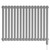 Sinclair Chrome 600mm x 795mm Horizontal Single Panel Electric Radiator View from Front