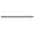 Sinclair Chrome 600mm x 995mm Horizontal Single Panel Electric Radiator Top View