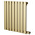 Hudson Colore Brushed Brass 600mm x 604mm Horizontal Electric Single Panel Radiator Right Hand View