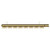 Hudson Colore Brushed Brass 600mm x 604mm Horizontal Electric Single Panel Radiator View from Top