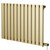 Hudson Colore Brushed Brass 600mm x 908mm Horizontal Electric Single Panel Radiator Right Hand View