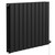 Hudson Colore Matt Black 600mm x 756mm Horizontal Electric Double Panel Radiator Left Hand View