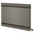 Colosseum Raw Metal 600mm x 988mm Horizontal Electric Double Column Radiator Right Hand View