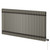 Colosseum Raw Metal 600mm x 1340mm Horizontal Electric Double Column Radiator Right Hand View