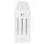 Colosseum White 300mm x 812mm Horizontal Electric Quadruple Column Radiator Side View