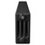 Colosseum Colore Matt Black 300mm x 1164mm Horizontal Electric Quadruple Column Radiator Side View