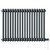 Colosseum Anthracite 600mm x 812mm Horizontal Electric Double Column Radiator View from Front