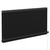 Colosseum Colore Matt Black 600mm x 1340mm Horizontal Electric Double Column Radiator Left Hand View