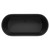 Genoa Matt Black 1700mm x 800mm Double Ended Freestanding Bath with Black Waste View from Top thumbnail