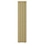 Hudson Colore Brushed Brass 1800mm x 376mm Vertical Single Panel Radiator View from Front