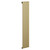 Hudson Colore Brushed Brass 1800mm x 376mm Vertical Single Panel Radiator Left Hand View