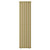 Hudson Colore Brushed Brass 1800mm x 452mm Vertical Single Panel Radiator View from Front