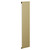 Hudson Colore Brushed Brass 1800mm x 452mm Vertical Single Panel Radiator Left Hand View