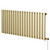 Hudson Colore Brushed Brass 600mm x 1440mm Horizontal Electric Single Panel Radiator Right Hand View