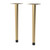 Nuie Brushed Brass 260mm Pair of Wall Hung Vanity Decorative Legs - NFL826 Main Image