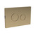 Nuie Brushed Brass Dual Flush Plate with Round Push Buttons - MDPP03R Main Image