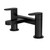 Nuie Cyprus Matt Black Deck Mounted Bath Filler Tap - BIN403F Main Image