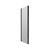 Nuie Rene Matt Black 800mm x 1900mm Shower Side Panel - SMSP80BP-E6 Main Image