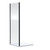Nuie Rene Matt Black 700mm x 1900mm Shower Side Panel - SMSP70BP-E6 Main Image thumbnail