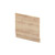 Nuie Bleached Oak Woodgrain 700mm End Bath Panel with Plinth - MPD3011 Main Image