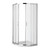 Nuie Ella Chrome 1850mm x 800mm Quadrant Shower Enclosure - SQU8-E5 Main Image