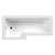 Nuie 1800mm x 850mm Left Hand Square Shower Bath - NSK801S Main Image