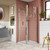 Nuie Lucie Chrome 800mm Shower Side Panel - AQFSP80N-E8 Alternative View