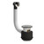 Nuie Chrome Stone Basin Waste and Overflow - E321 Main Image