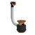 Nuie Brushed Bronze Stone Basin Waste and Overflow - E1521 Main Image