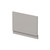 Hudson Reed Matt Pebble Grey 800mm Bath End Panel with Plinth - MPC3213 Main Image