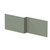 Hudson Reed Matt Fern Green 1700mm Square Shower Bath Front Panel - MPC3135 Main Image