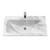 Nuie Classique Satin Grey 800mm 2 Door Vanity Unit and Carrera Marble Stone Basin - CLC226Q Second View