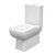 Nuie Cleo Flush to Wall Close Coupled Toilet Pan and Cistern - CSS007 Main Image