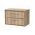 Hudson Reed Lille Bleached Oak Woodgrain 800mm Wall Hung 2 Drawer Vanity Unit with Worktop - LIL3026W Main Image