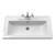 Hudson Reed Lille Matt Fern Green 800mm 2 Drawer Vanity Unit and Classic Fireclay Basin - LIL3135A Second View